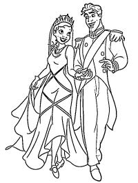 Princess Tiana and Prince Naveen