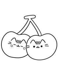 Pusheen Cat Cherries