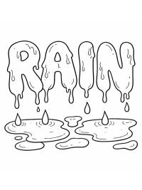 Rain letters