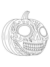 Pumpkin skull