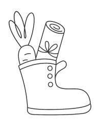 Shoe with carrot