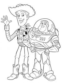 Woody and Buzz Lightyear