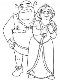 Shrek and Fiona