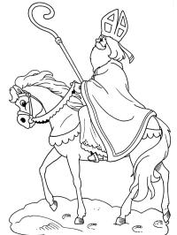 Saint Nicholas on the horse