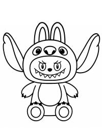 Stitch as Labubu