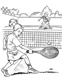 Play tennis