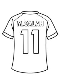 Mohamed Salah football shirt