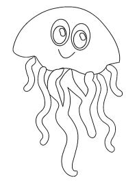 Cheerful jellyfish