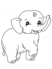 happy elephant