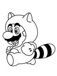 Raccoon Mario