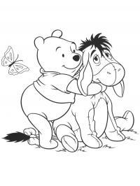 Winnie de Pooh and Eeyore