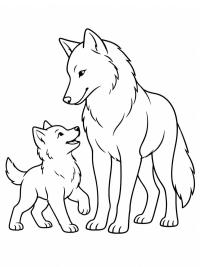 Wolf and Cub