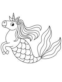 Unicorn mermaid