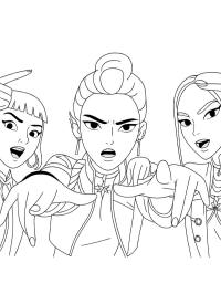 Zoey, Rumi and Mira