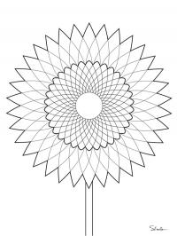 Sunflower mandala