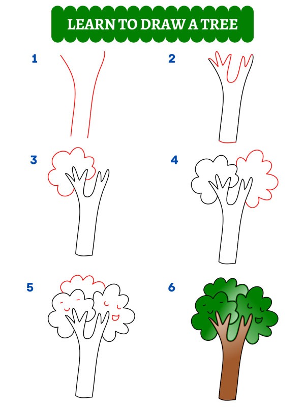 How to draw a tree