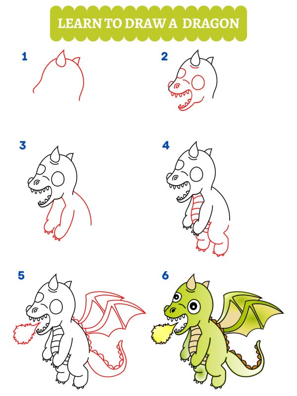 How to draw a dragon