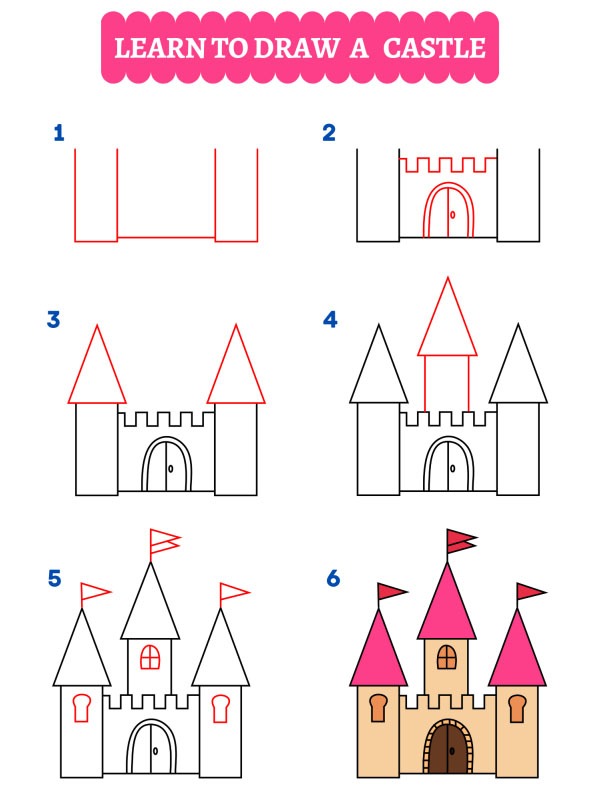 How to Draw a Castle