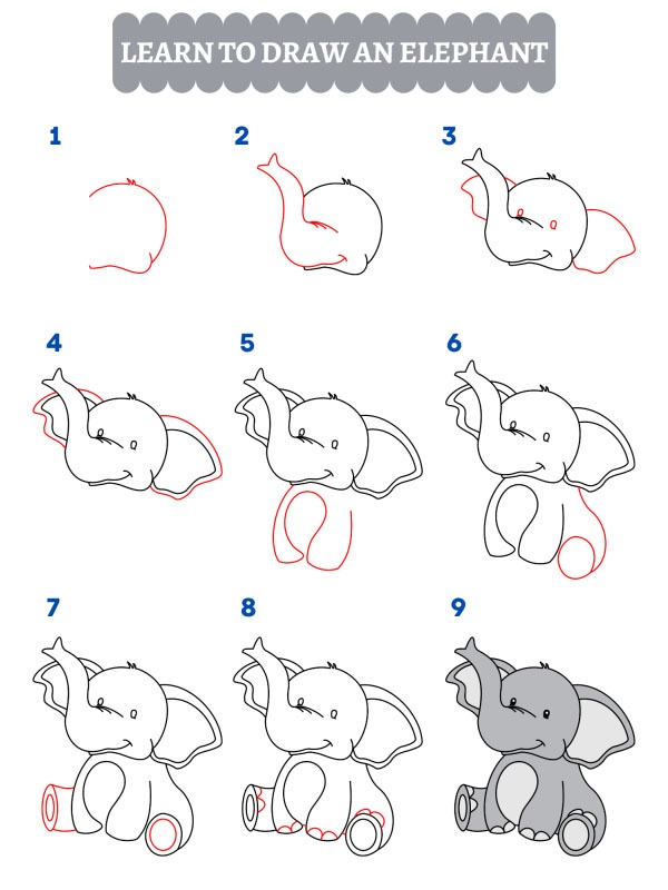 How to draw an elephant