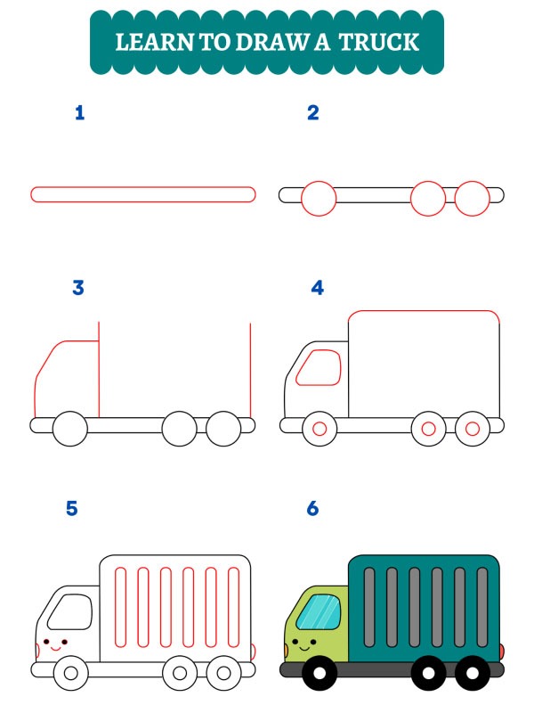 How to Draw a Truck