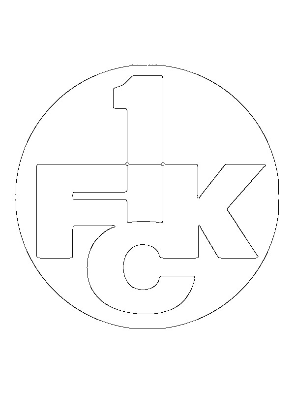 1. FC Kaiserslautern Coloring page