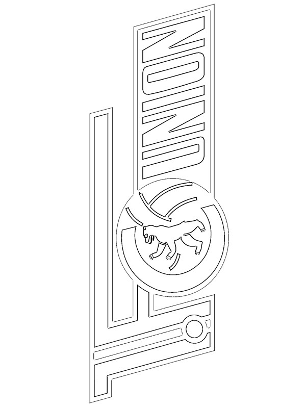 1. FC Union Berlin Coloring page 1. FC Union Berlin Coloring page