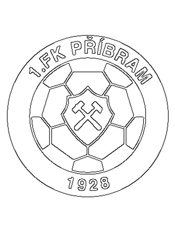 1. FK Příbram Coloring page