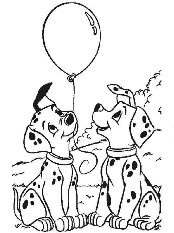 101 dalmatiers Coloring page