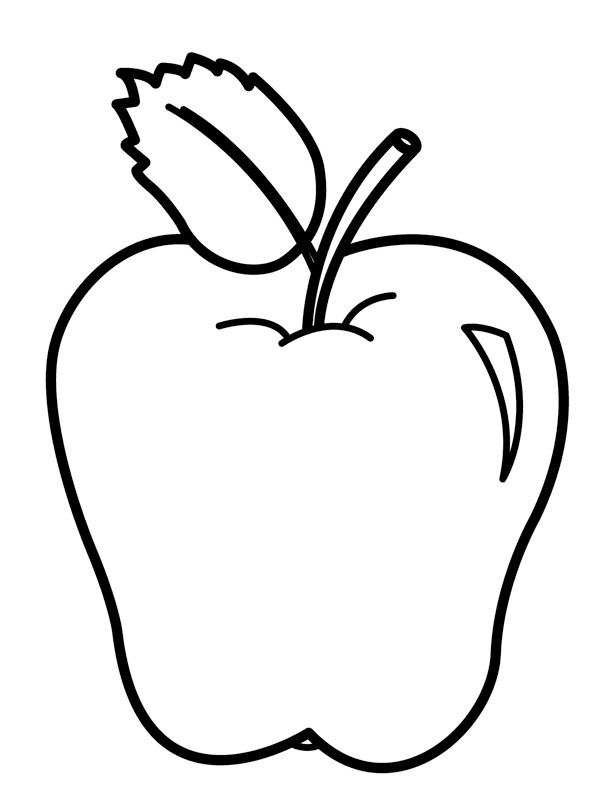 Apple Coloring page
