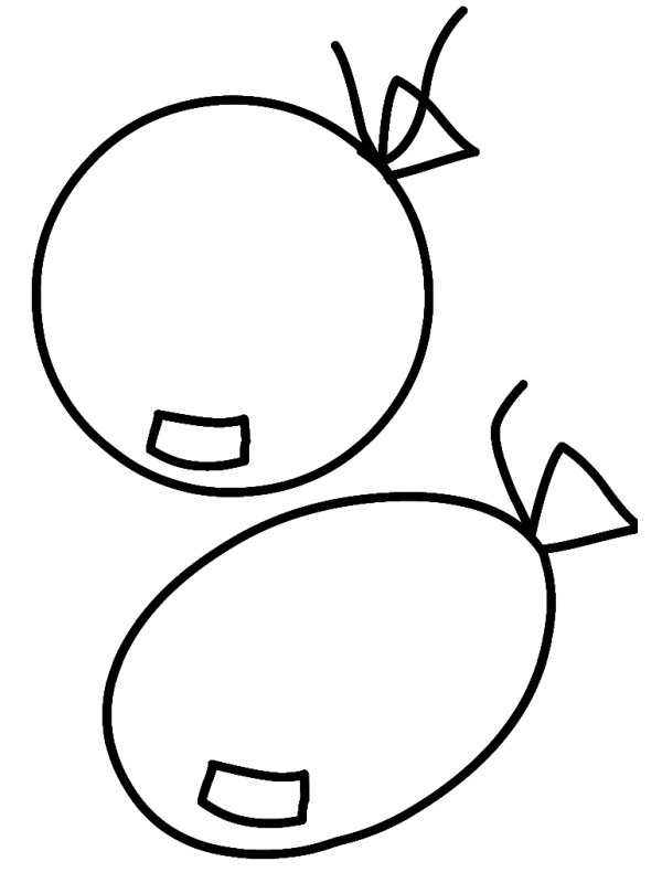 Balloons Coloring page
