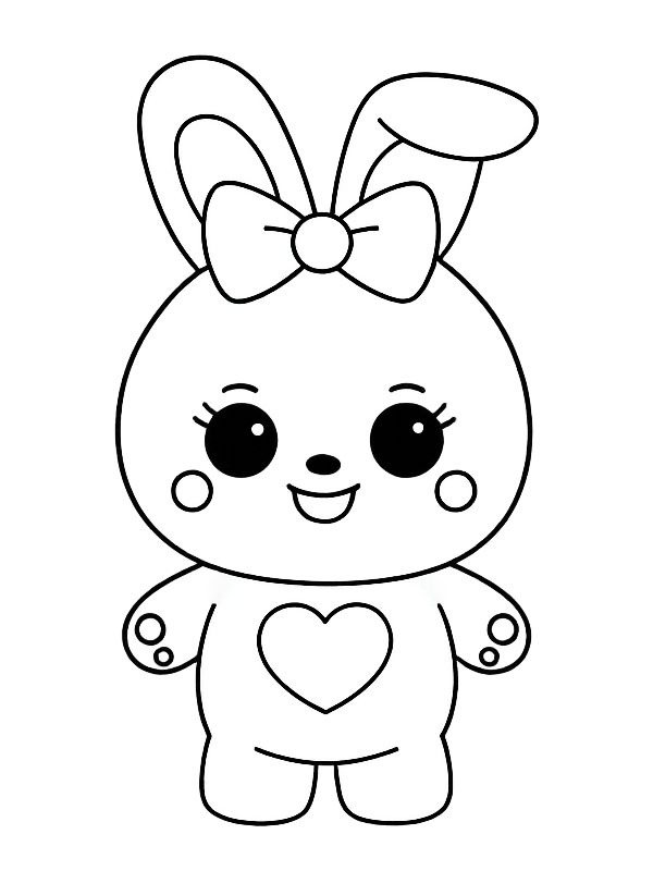 Blackpink knuffel Jennie Coloring page Blackpink knuffel Jennie Coloring page