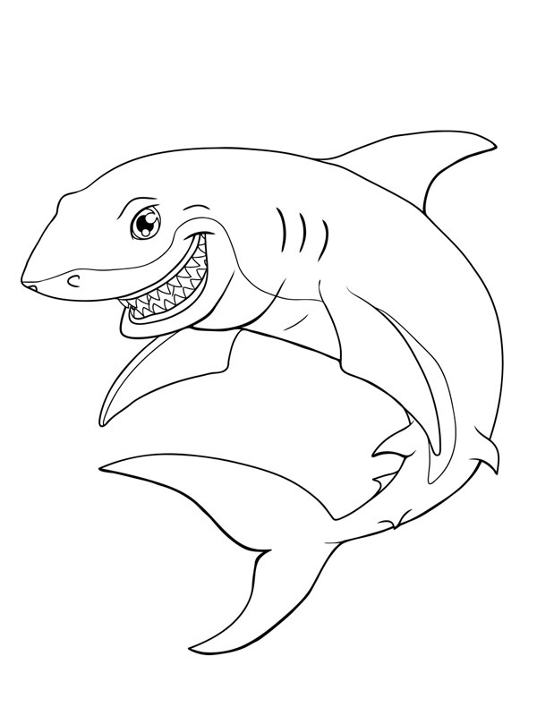 shark Coloring page