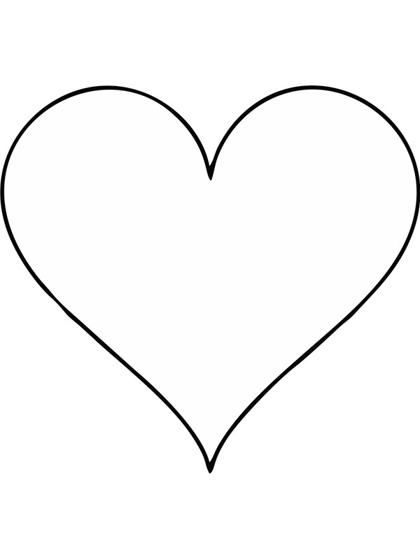 heart Coloring page