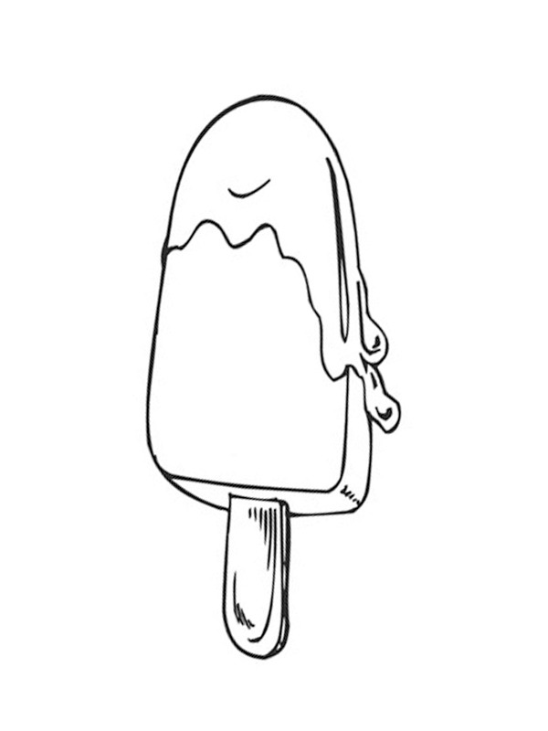 Icecream Coloring page