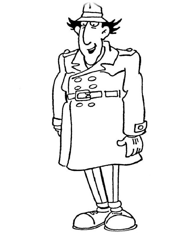 Inspector Gadget Coloring page Inspector Gadget Coloring page