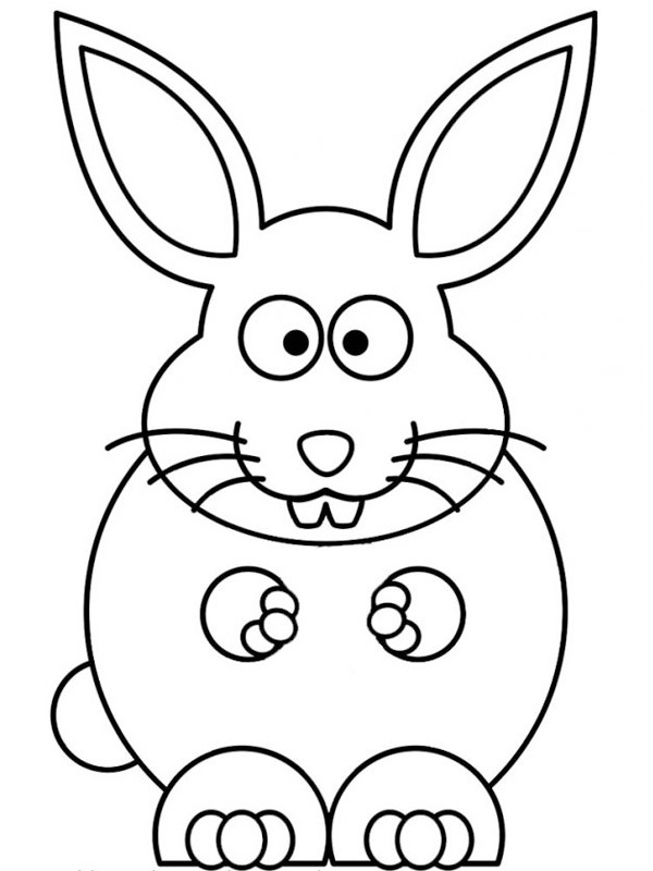 rabbit Coloring page