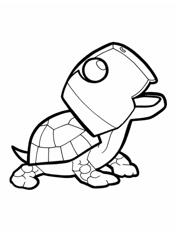 Shelly the Tortoise Coloring page