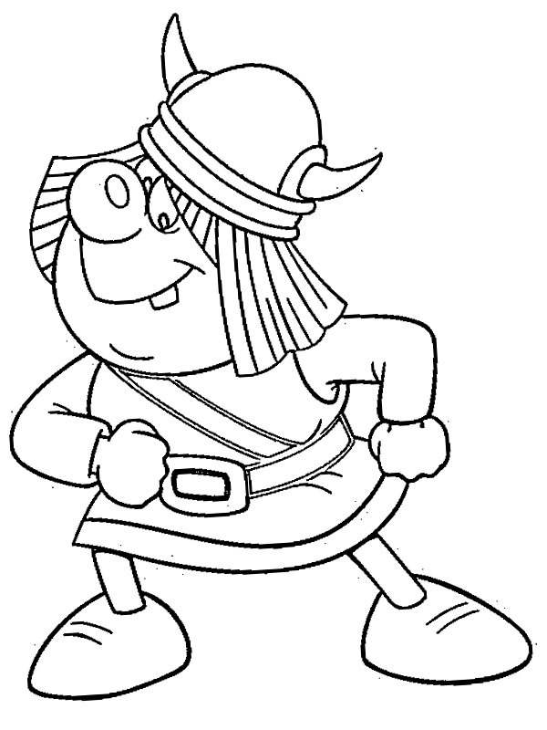 Sven (Vickie the Viking) Coloring page Sven (Vickie the Viking) Coloring page