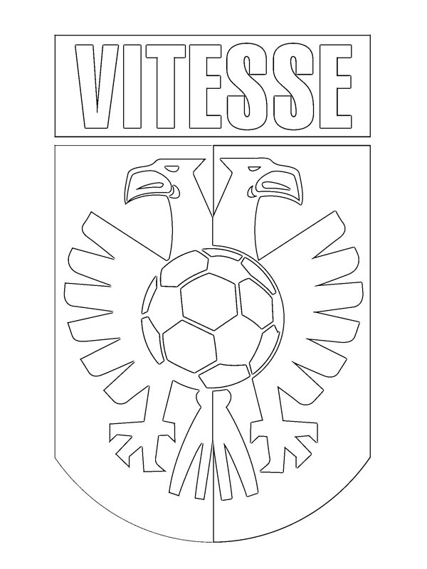 SBV Vitesse Arnhem Coloring page SBV Vitesse Arnhem Coloring page
