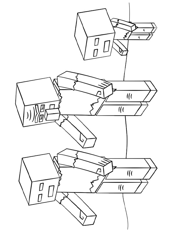 Minecraft Coloring page