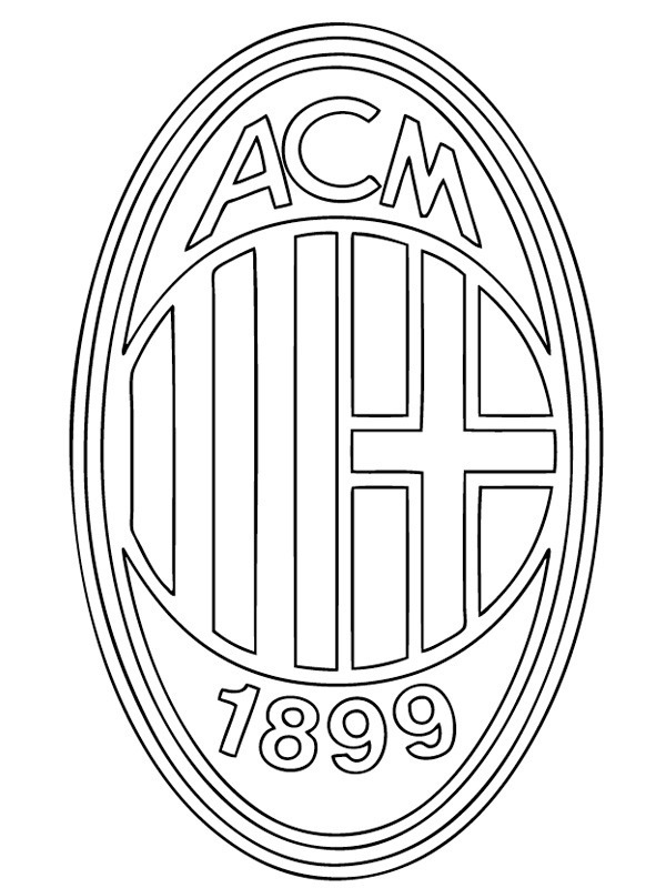 AC Milan Coloring page