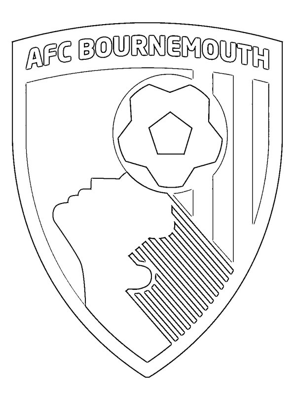 AFC Bournemouth Coloring page