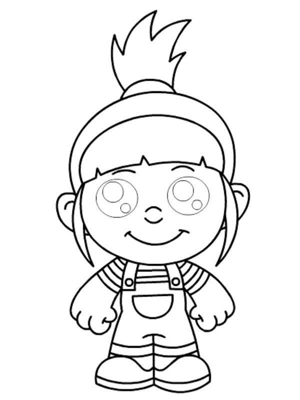 Agnes (Despicable Me) Coloring page Agnes (Despicable Me) Coloring page