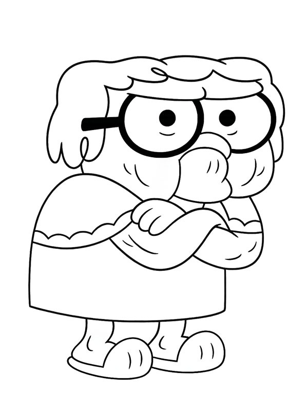 Alice (Big City Greens) Coloring page Alice (Big City Greens) Coloring page