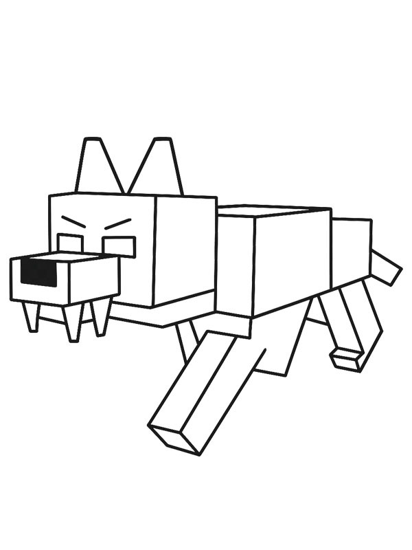 Alpha Wolf Coloring page Alpha Wolf Coloring page