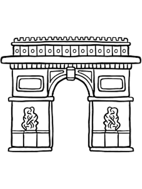 Arc De Triomphe Coloring Page Funny Coloring Pages Arc De Triomphe Coloring Page Funny Coloring Pages