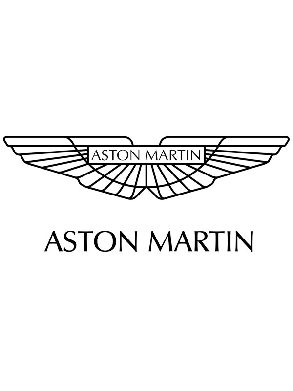 Aston Martin logo Coloring page