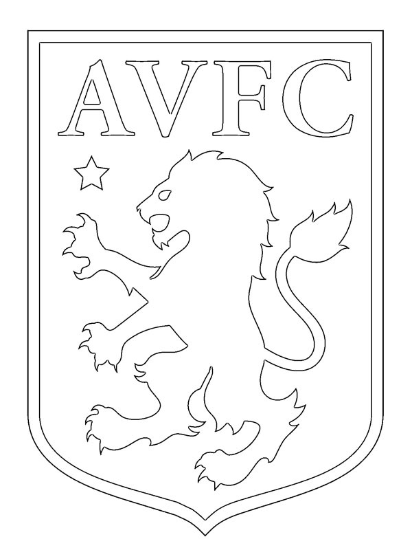 Aston Villa FC Coloring page