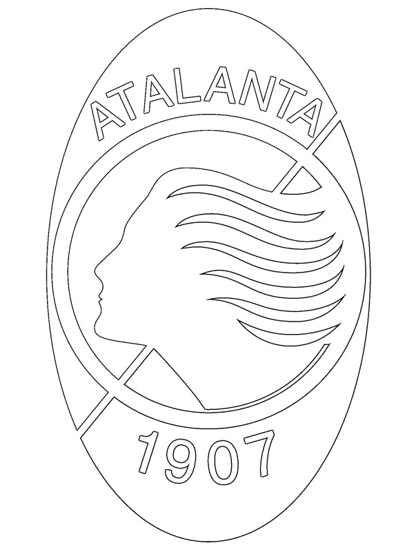 Atalanta B.C. Coloring page