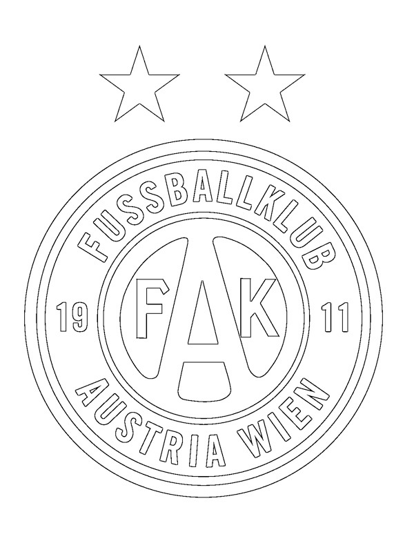 FK Austria Wien Coloring page FK Austria Wien Coloring page